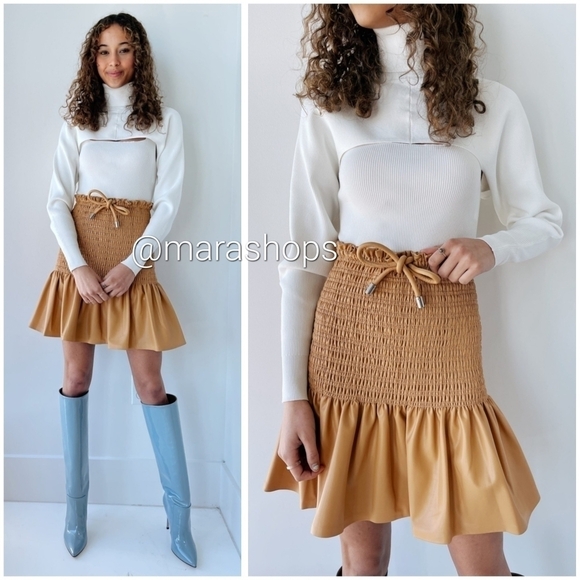 ALC Jenny Vegan Leather Skirt - Picture 7 of 7